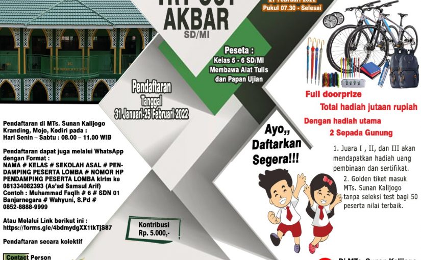 TRYOUT AKBAR SD/MI 2022