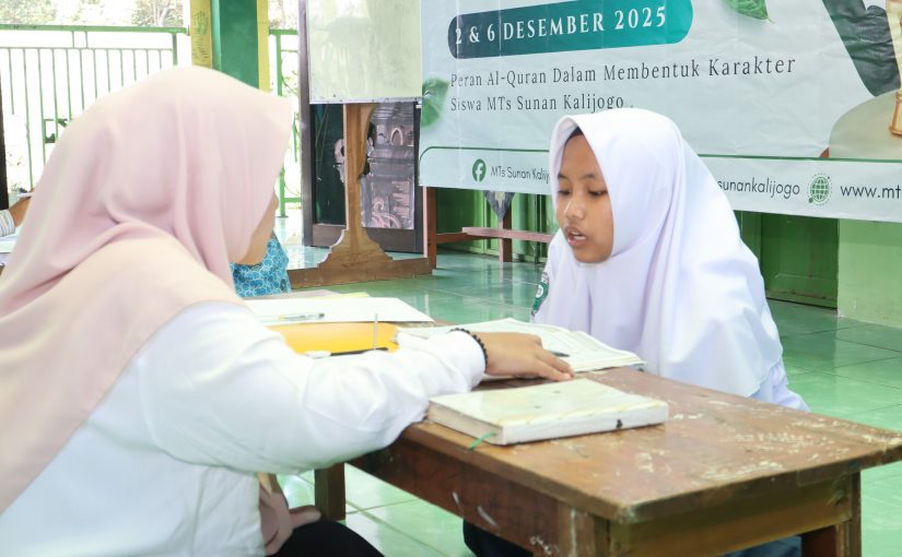 Ujian Praktek Program Kelas Tahfidz & Mutaba’ah Yaumiyah Kelas Reguler